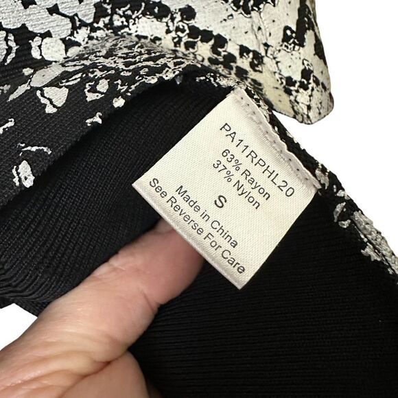 Parker Olida Foiled Python Print Dress Size Small - Picture 8 of 12